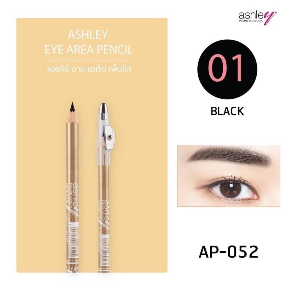 [ Chính Hãng ] Chì kẻ mày + chuốt gọt Thái Lan hãng cao cấp Ashley không trôi không lem Eyebrow Pencil - Thái Lan