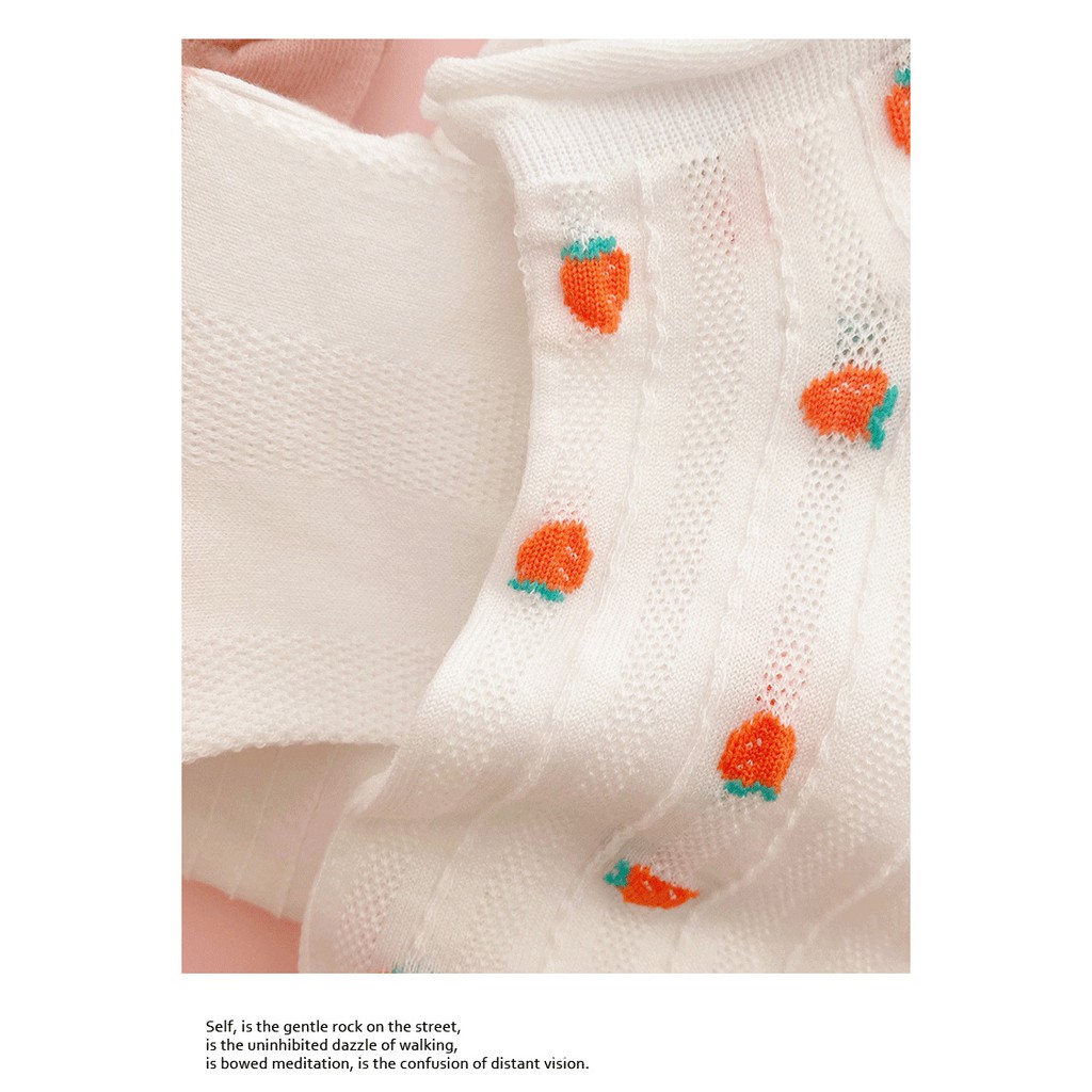 ❤️FREESHIP❤️ Tất - Vớ  Ulzzang Cổ Ngắn gân tăm Phong Cách Vintage Hàn Quốc họa tiết siêu xinh TA21