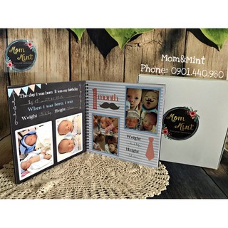 Album năm đầu đời của bé  - boy - Srcapbook