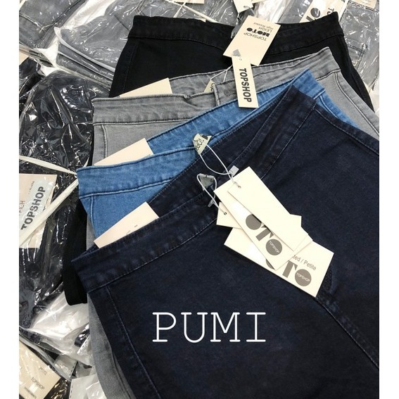 Quần Skinny nữ form body Jean dài 9 tấc lưng cao size SML Pumi | BigBuy360 - bigbuy360.vn