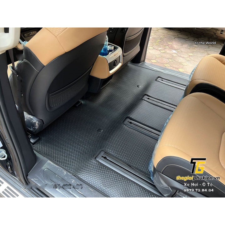 Kia Carnival 2022 - Thảm trải sàn cao su hiệu Kata cao cấp+Qùa tặng
