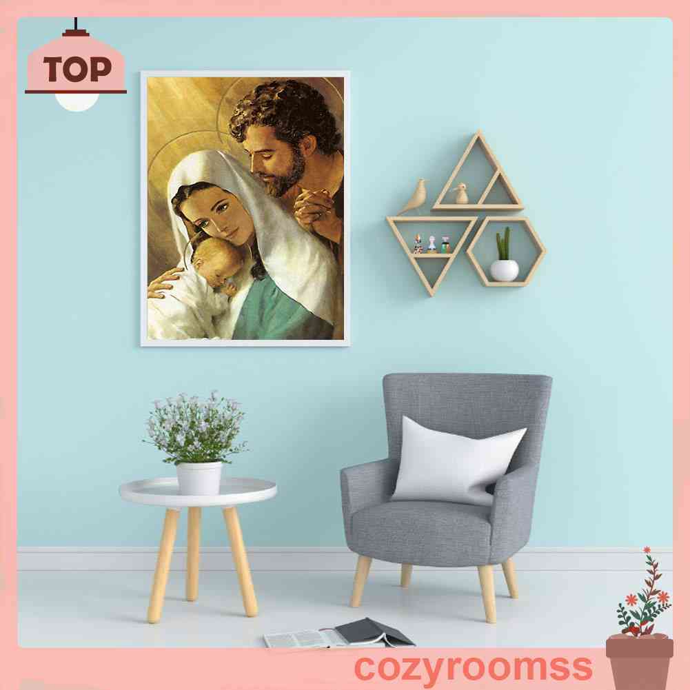 Bộ Tranh Thêu Chữ Thập DIY 11CT Hình Trái Tim