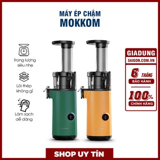 [HÀNG CHÍNH HÃNG] Máy Ép Chậm MOKKOM hàng cao cấp, Ép Trái Cây Siêu Kiệt Bã Cực Gọn Nhẹ BH 6 Tháng
