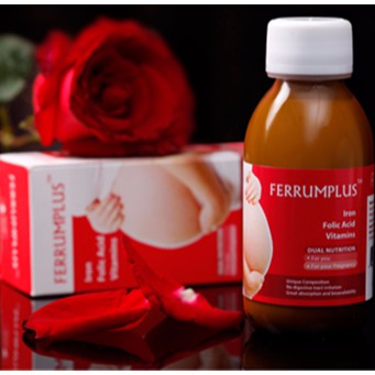 Ferrumplus – Hỗ trợ bổ sung sắt, acid folic và các vitamin cho bà bầu và trẻ nhỏ (120ml)