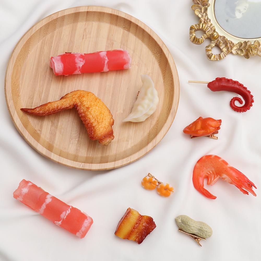 Kẹp Tóc Hình Đồ Ăn Nhanh Dễ Thương Cho Nữ