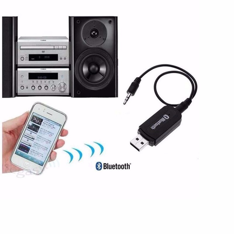 USB Bluetooth Chuyển Loa Thường Thành Loa Bluetooth Tặng Kèm dây AV ra 3.5