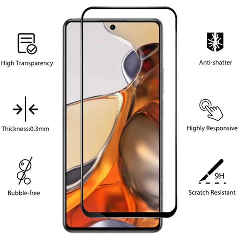 1 Kính Cường Lực 9H Chống Trầy Chống Bám Vân Tay Cho Redmi Note 11