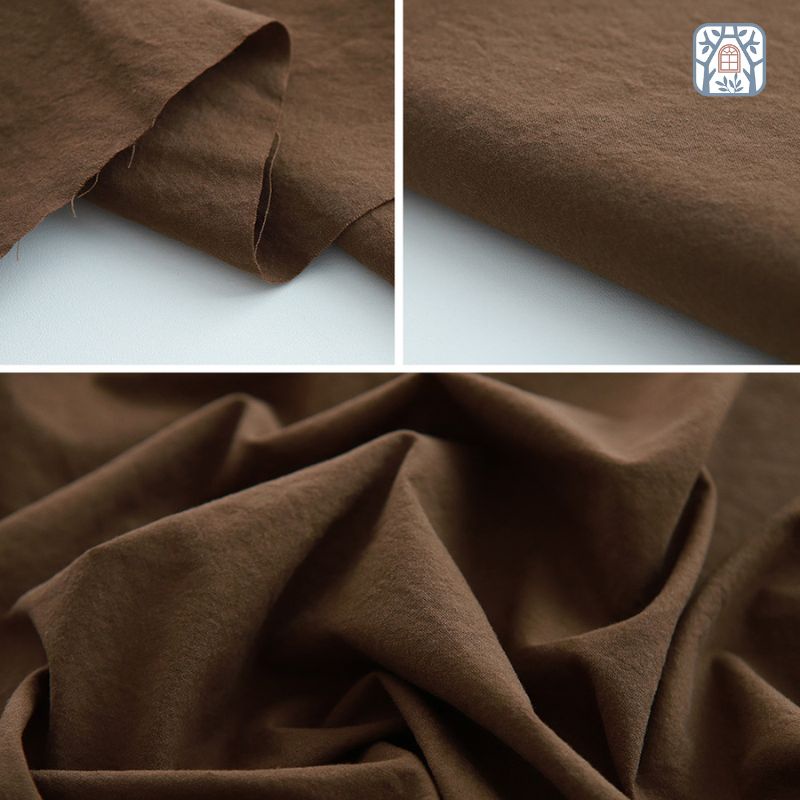 CO-5  Vải cotton 100% tự nhiên🍒Chuanshui🍒khổ vải 150cm, vải trơn - vải đẹp handmade