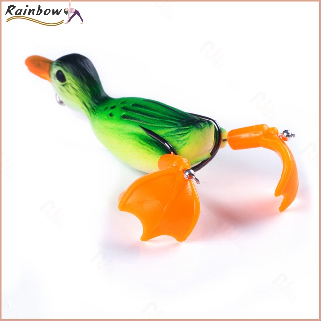 Mồi Câu Cá Giả Hình Con Vịt 8.5cm 12g Thiết Kế Hai Đầu Xoay Được