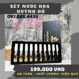 Nước hoa mini huỳnh đỗ 10 lọ/hộp