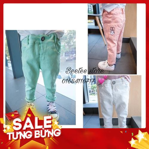 Quần jean bé gái | hiệu babycity THANH LÝ Lỗi nhẹ -Hàng nhập khẩu