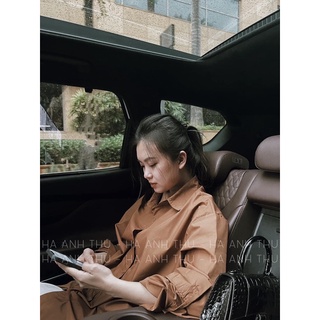 [ HA ANH THU ] Quần Tây Dài Ống Suông