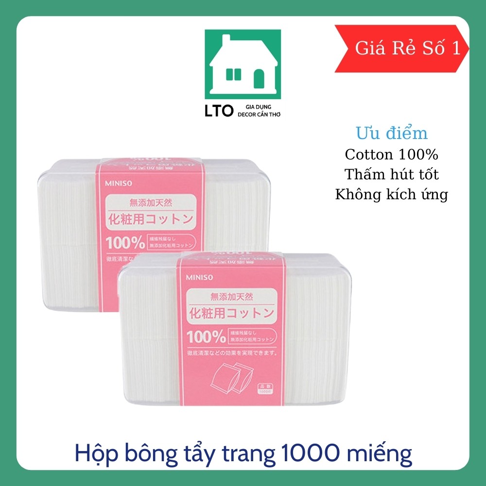 Bông Tẩy Trang 3 Lớp Cotton Pads 222 miếng