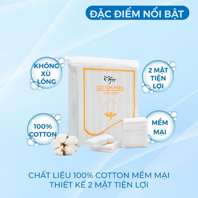 Bông Tẩy Trang Cotton Pad Chính Hãng 222 Miếng Nội Địa Trung Quốc