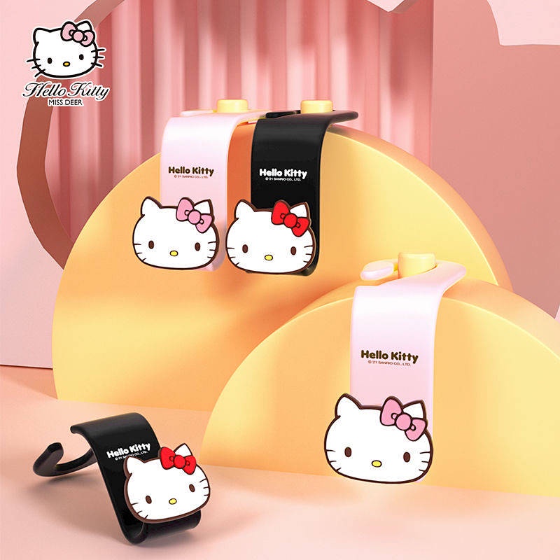 Hello Kitty Small Hanging Hook Cartoon Cute Car Hook Car Chair Back Car Seat Back Seat Car Rear Seat Auto department store supplies