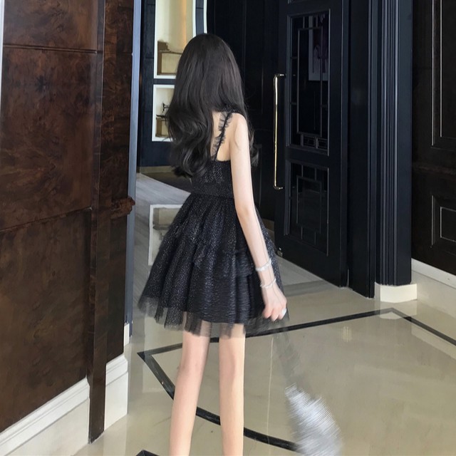 Đầm hai dây dáng xòe Emilyshop ulzzang