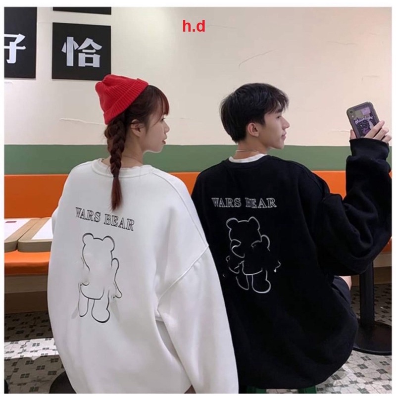 Áo nỉ bo gấu WARS HĐ12