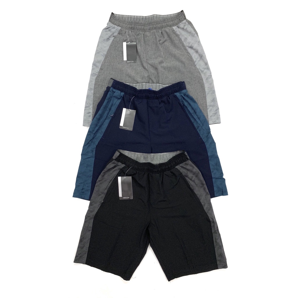 Quần đùi/ short thể thao nam chất gió KHÔNG NHĂN/ CO GIÃN/ 3 TÚI CÓ KHOÁ