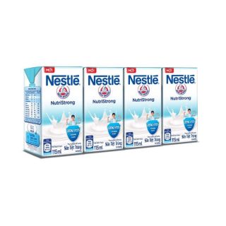 Lốc 4 hộp sữa Nestlé Nutri Strong có đường 115 ml