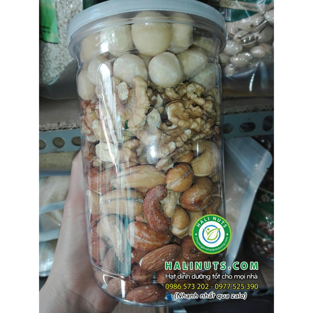Mixed nuts - Tổng hợp nhân 4 loại hạt cho mẹ bầu và thai nhi 500g