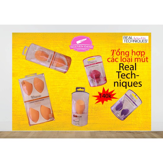 Mút tán kem nền Real Techniques Miracle Complexion Sponge