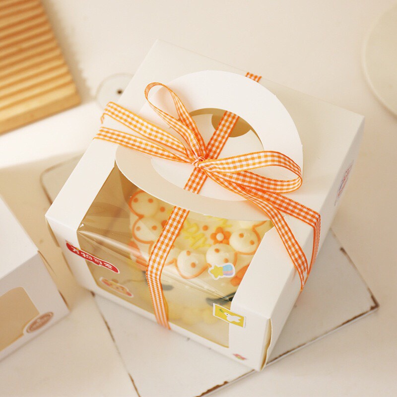 SET 5 HỘP GIẤY HOA CÚC ĐỰNG BÁNH BENTO