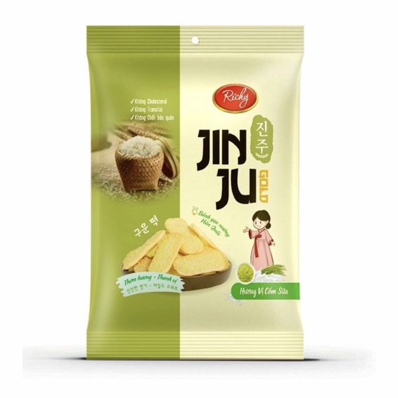 Bánh gạo Hàn Quốc Jinju cốm sữa 145G