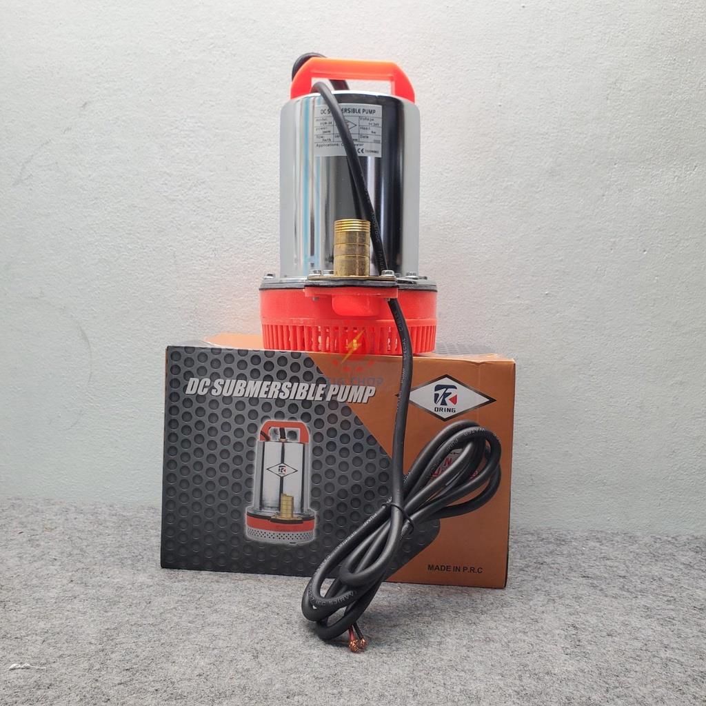 Bơm chìm INOX Bơm hút đáy bể cá inox dùng điện 12V 24V công suất 180W - Chống ngập