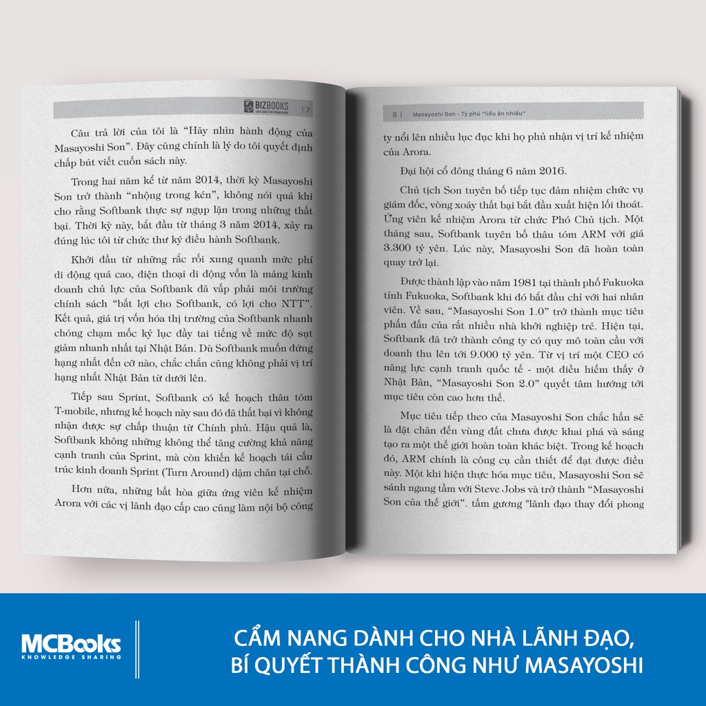 Sách Masayoshi Son Tỷ Phú Liều Ăn Nhiều 1 Best Seller MCBU8545