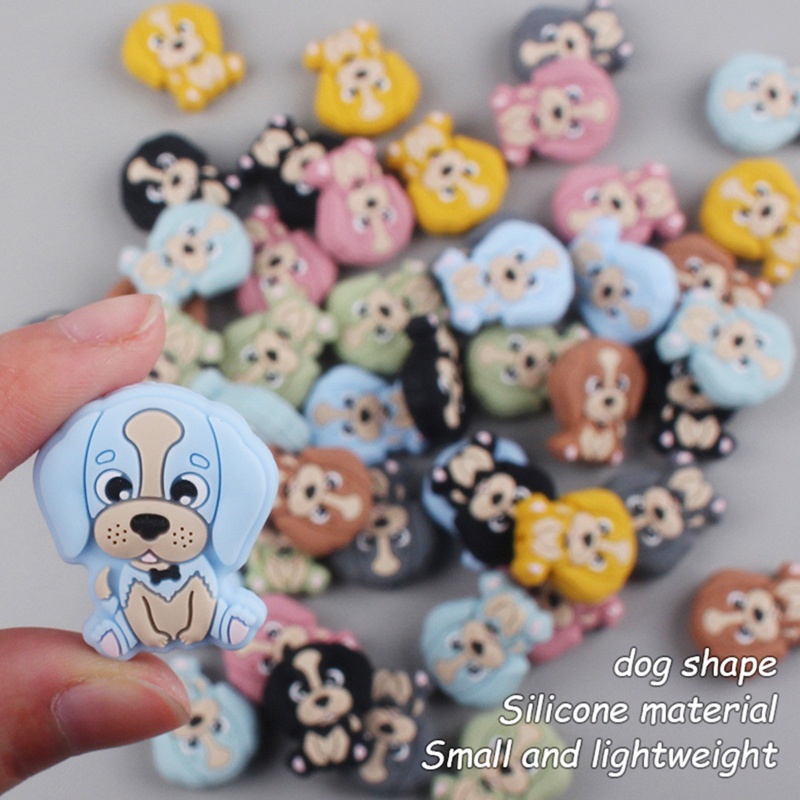 Bộ 3 Món Đồ Chơi Bằng Silicon Hình Thú Hoạt Hình Dễ Thương Trang Trí Cho Chó Gặm