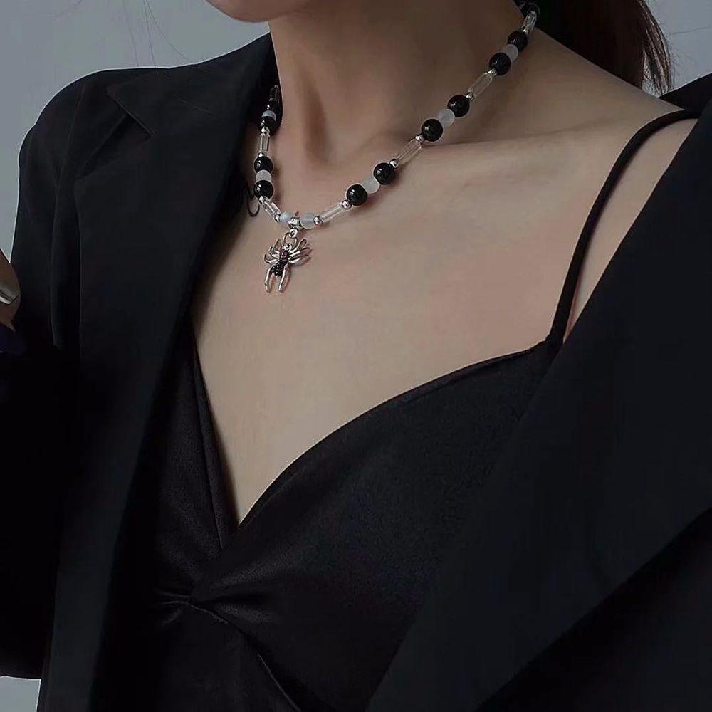 Vòng cổ Mặt Nhện Đơn Giản Cá Tính|Vòng cổ Thép Titan Thời Trang Cá Tính Cho Cặp Đôi