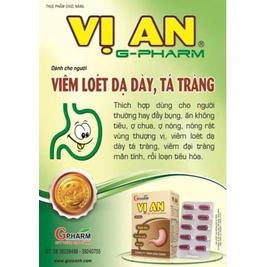 Vị An G-Pharm - Cho người bị dạ dày, tá tràng (60 viên)