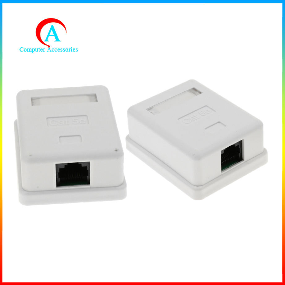 2 Dây Cáp Mạng Rj45 Cat5E 1 Cổng Gắn Tường | BigBuy360 - bigbuy360.vn