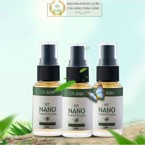 [Freeship] Xịt Nano Thanh Khuẩn Dr.Ánh, Khử Mùi Hôi Nách Hôi Chân, Mùi Hôi Cơ Thể. Thơm mát tạm biệt mùi hôi | BigBuy360 - bigbuy360.vn
