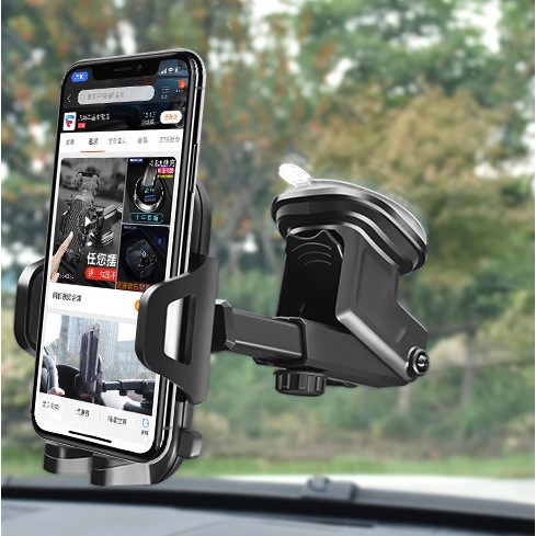 Kẹp Giá Đỡ Điện Thoại Trên Ô Tô 360 Độ, Giá Đỡ Hít Điện Thoại Xe Hơi, Kệ treo điện thoại trên xe ô tô để Taplo ô tô - QD