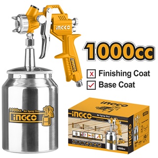 Dụng cụ phun sơn bình trên 1L INGCO ASG3101, đầu phun 1.5mm, sơn cửa, khung sắt, đồ gỗ, bề mặt kim loại