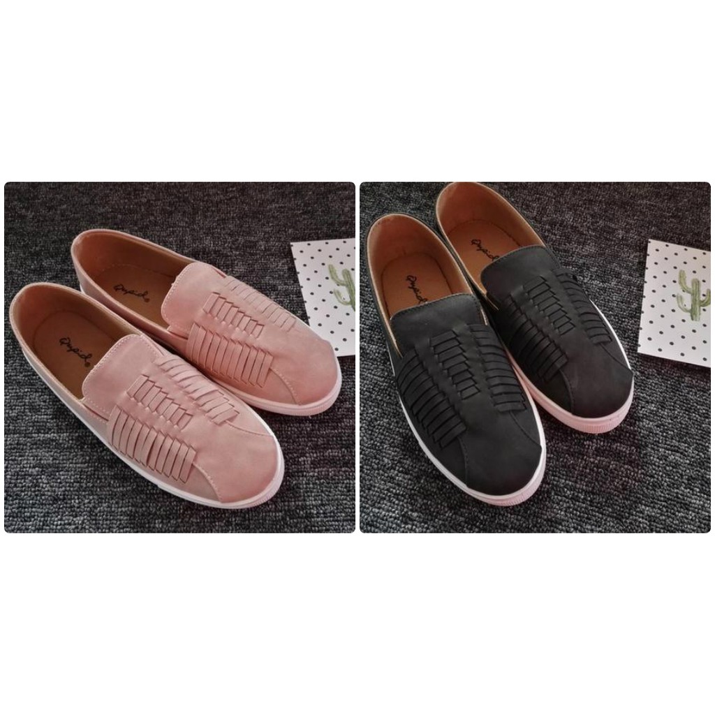 (NEW) Giày SLIP ON canh sale châu Âu hiệu Quipid full box