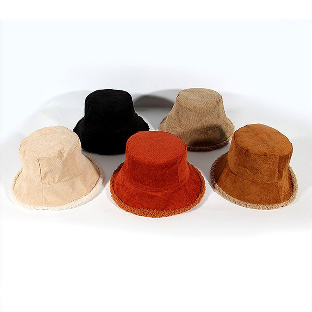 Mũ tai bèo hai mặt bằng vải nhung lông thời trang mùa đông cho nữ
