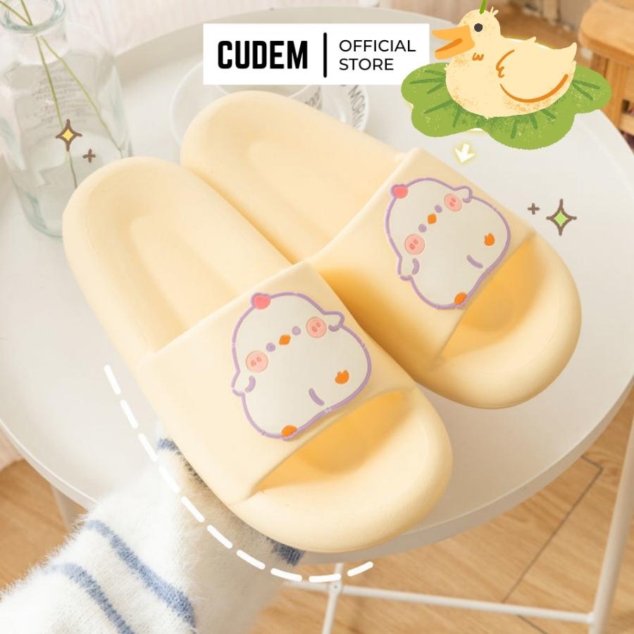 Dép quai ngang nữ hình chú VỊT DUCK siêu đáng yêu D5