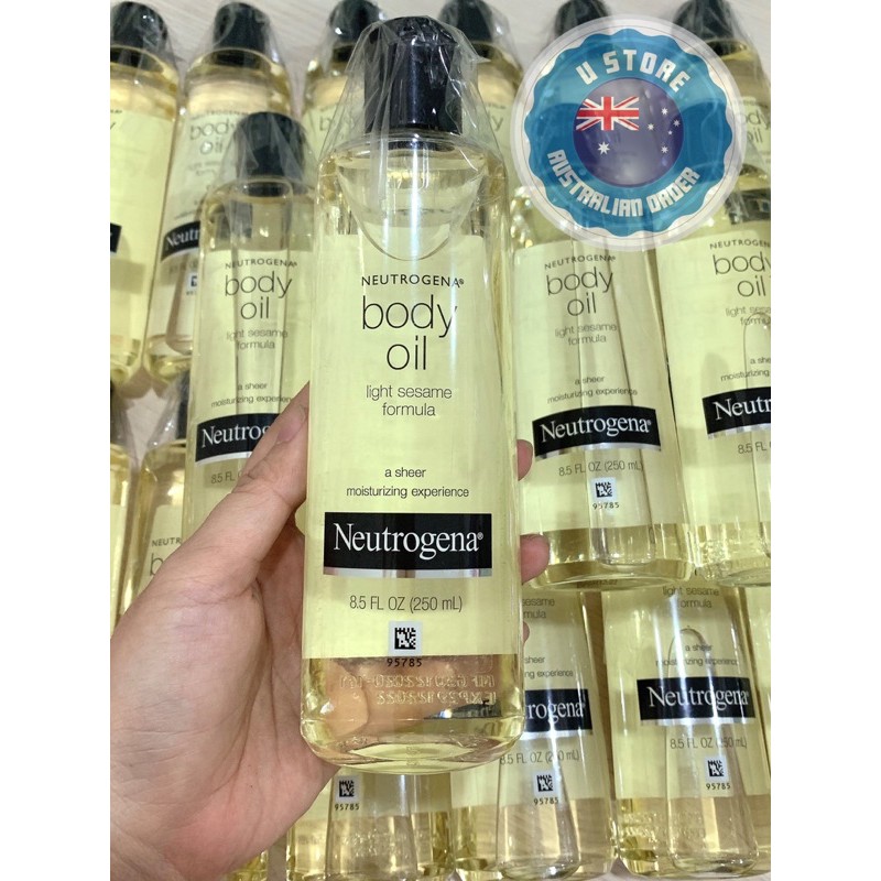 Dầu dưỡng thể Neutrogena Body Oil Light Sesame Formula 250ml | BigBuy360 - bigbuy360.vn