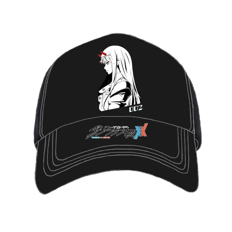 Mũ lưỡi trai in hình Darling in the FranXX CHIẾN TRẬN NGƯỜI MÁY ZERO TWO xinh xắn thời trang anime chibi