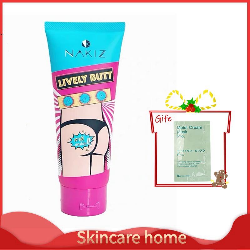 NAKIZ LIVELY BUTT - Kem Trắng Da, Giảm Thâm, Mụn, Mông, Bẹn, Nách, Lưng, Nhũ hoa, Cùi chỏ, Đầu gối 100ml