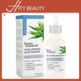 [Mẩu Mới] InstaNatural Hyaluronic Acid Serum 60ml - Hity Beauty - Bill US