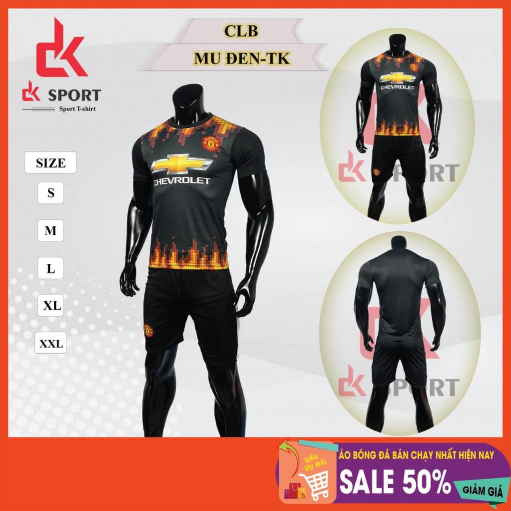 Bộ Quần Áo thể thao, bóng đá CLB Manchester United, vải cao cấp chất lượng cao, thấm hút mồ hôi, thoát nhiệt nhanh.