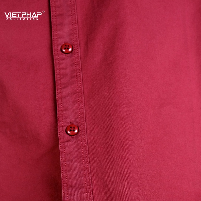 VIETPHAP Áo Sơ Mi Nam Tay Ngắn vải kakis mềm Cao Cấp 706-hàng chính hãng