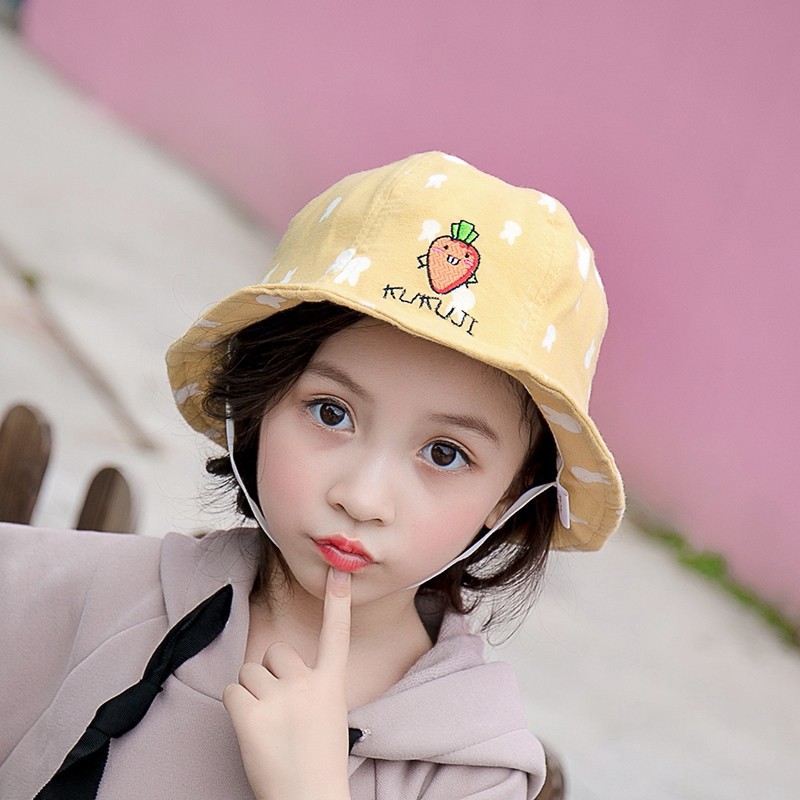 Mũ vành rộng hoạ tiết đáng yêu chống nắng bảo vệ bé yêu