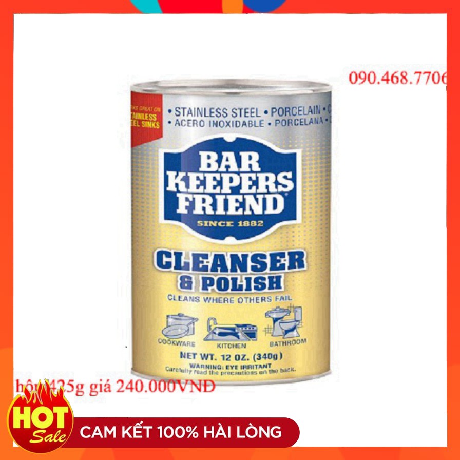 Bột làm sạch Bar Keepers Friend BKF