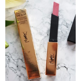 Son YSL Rouge Pur Couture The Slim Matte 17 Nude Antonym màu hồng đất