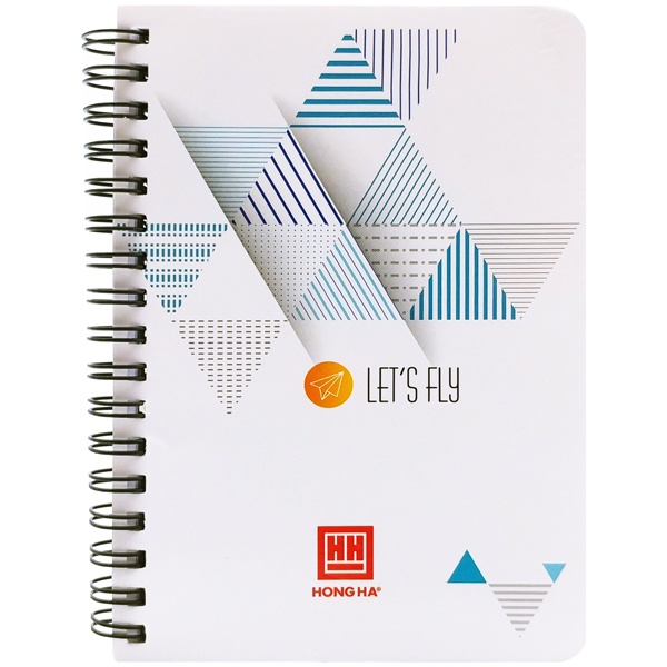 Sổ Lò Xo A6 Kẻ Ngang 200 Trang 70gsm Let'S Fly - Hồng Hà 4000 (Mẫu Màu Giao Ngẫu Nhiên)