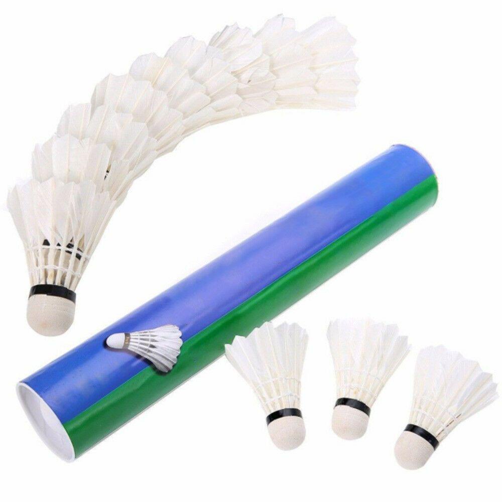 MUVAKO Set 12 Quả Cầu Lông Ngỗng Chất Lượng Cao